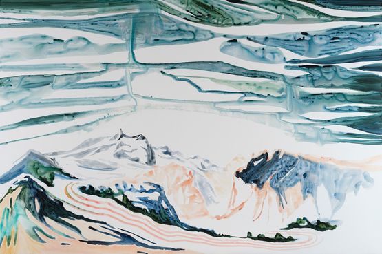 Out of the window by John Krner contemporary artwork Painting