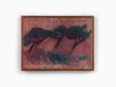 Summer Trees red green by Nuria Maria contemporary artwork Mixed Media