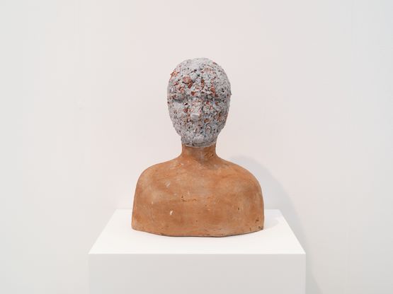 Brick Worker by Birender Yadav contemporary artwork Sculpture