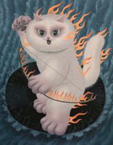 Brave Spirit of by Diren Lee contemporary artwork painting