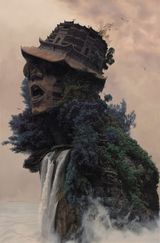 Sky View Tower by Du Kun contemporary artwork painting