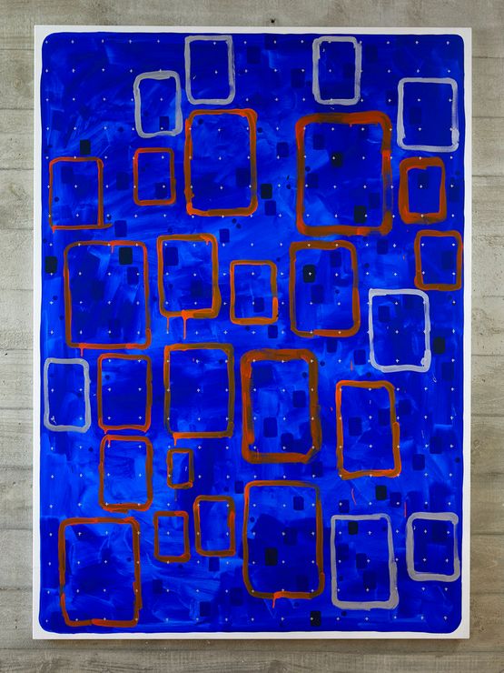 HeadMap Footage 13 by John Reynolds contemporary artwork Painting