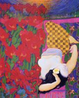 Entrancing the October Moon by Teng Nee Cheong contemporary artwork painting