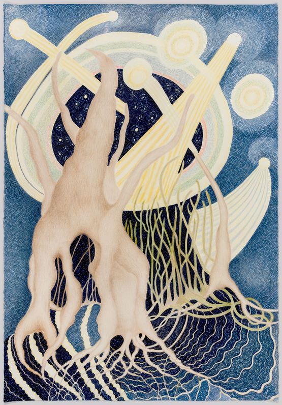Oldest Tree in Istanbul by Ann Leda Shapiro contemporary artwork Works on Paper