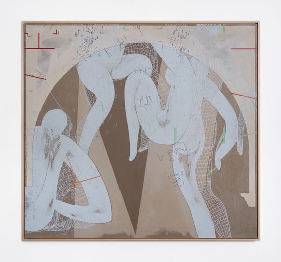 La Danse de Merion Extended III after Matisse by Matthew Stone contemporary artwork Painting