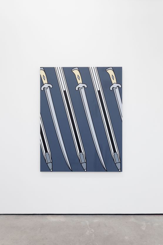 Blue Decisions by Adam Mcewen contemporary artwork Painting