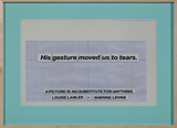 Untitled Moved to Tears by Larry Johnson contemporary artwork photography