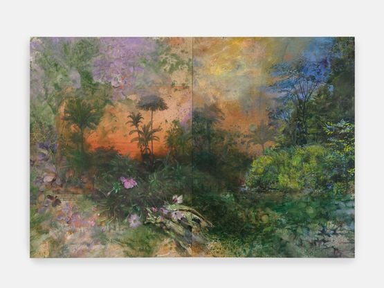 View of Nature by Firelei Baez contemporary artwork Painting