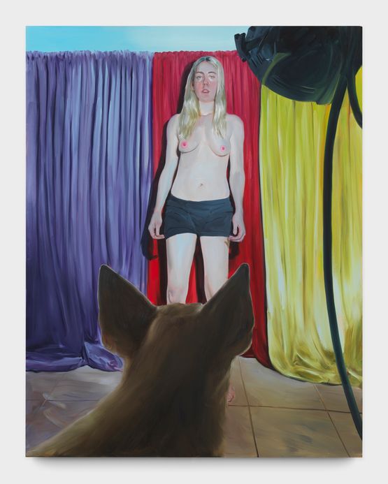 I am the dog by Jenna Gribbon contemporary artwork Painting