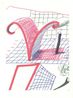 V from Hockneys Alphabet by David Hockney contemporary artwork Print