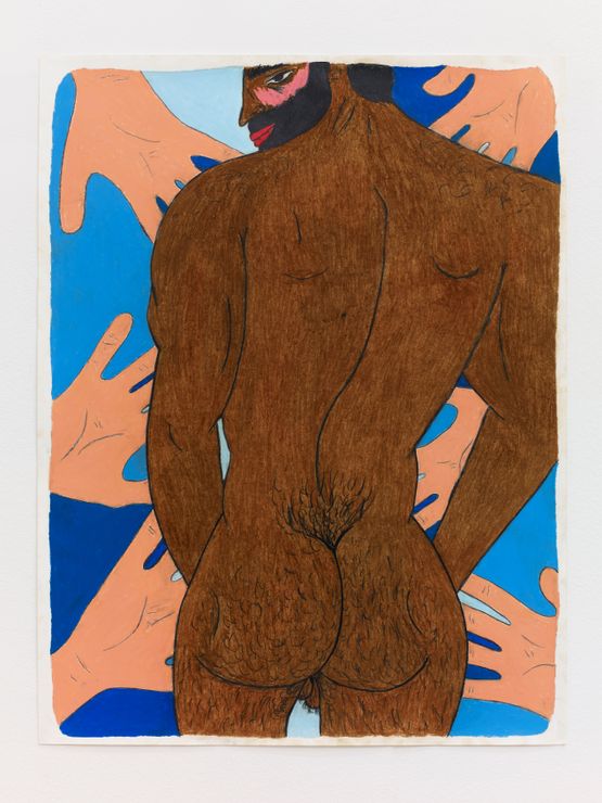 Bedwork by Soufiane Ababri contemporary artwork Works on Paper