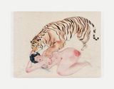 Tears boat by Shafei Xia contemporary artwork painting works on paper