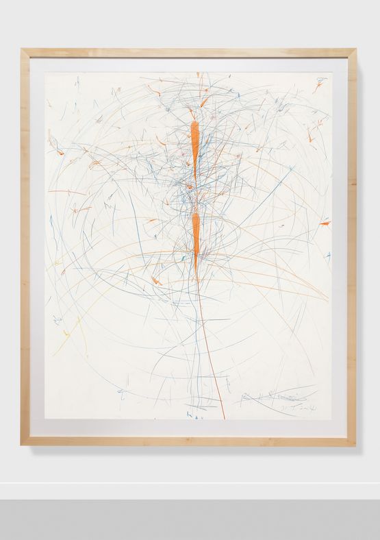 Blau im Zwischenzustand by Rebecca Horn contemporary artwork Painting