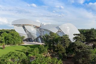 Fondation Louis Vuitton contemporary art institution in Paris France