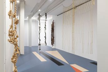 Contemporary art exhibition Leonor Antunes A Line that Lies in Between at Luisa Strina Sao Paulo Brazil