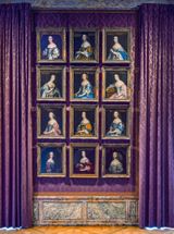 Cabinet des Beautees accrochage 2019 Aile du Nord 1ere etage Chateau de Versailles Versailles France by Robert Polidori contemporary artwork painting