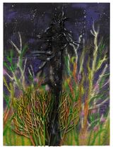 Recollection Pierces the Heart - Tree Struck by Lightning by Chen Tianzhuo contemporary artwork mixed media