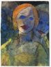 Phantasie Drei Kopfe by Emil Nolde contemporary artwork Works on Paper