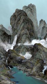 The Lakes 27 by Yang Yongliang contemporary artwork moving image