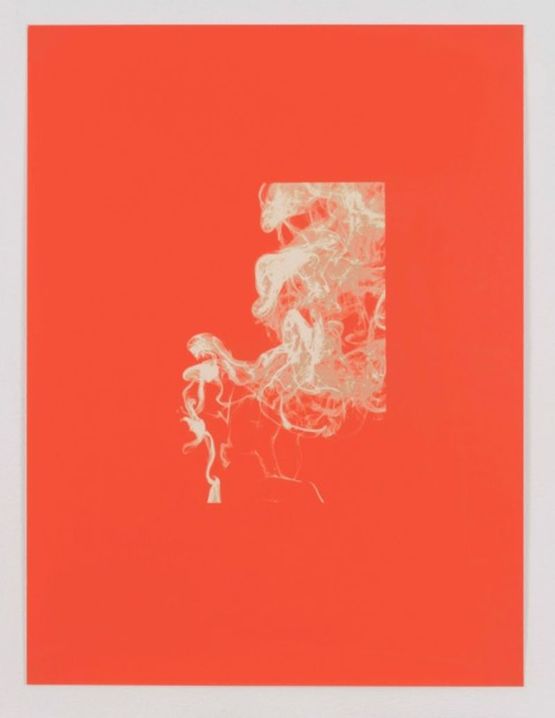 Carving 117-I RG-Hue Hot Red by Pae White contemporary artwork Works on Paper