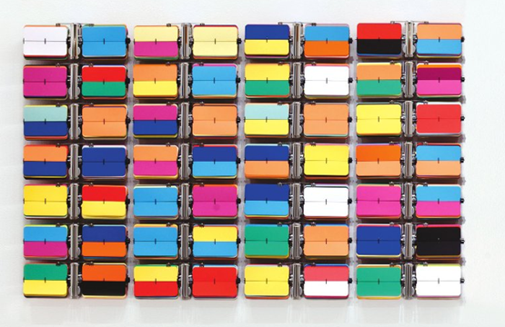 Automated Colour Field Variation 1 by Rebecca Baumann contemporary artwork Installation