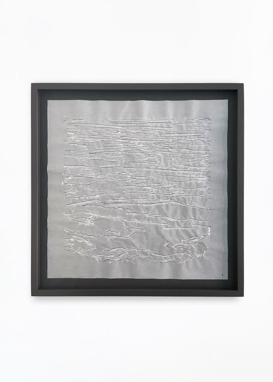 Tracing Vista 5 Cipollino Venato RossoMorning by Anri Sala contemporary artwork Works on Paper