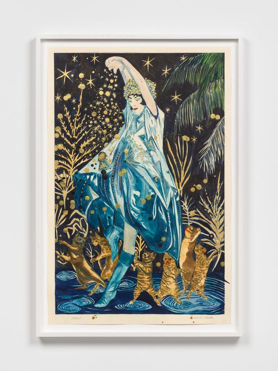 Stardust by Marcel Dzama contemporary artwork Works on Paper