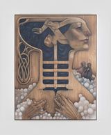 Pituitary-Thyroid Rosaries by Justin Fitzpatrick contemporary artwork painting