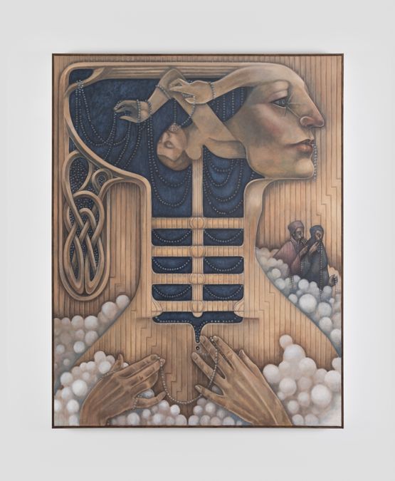 Pituitary-Thyroid Rosaries by Justin Fitzpatrick contemporary artwork Painting