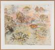 Walk across geological strata - Proterozoic to late Silurian each step a million years III by John Wolseley contemporary artwork Mixed Media