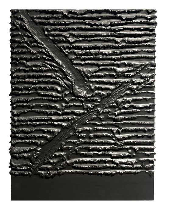 Moment by J Young contemporary artwork Mixed Media
