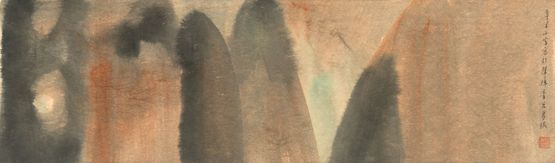 Spring Mountain by Lui Shou-Kwan contemporary artwork Painting