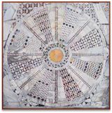 San Vitale Ravenna marble floor reconstruction by Gala Porras-Kim contemporary artwork drawing works on paper