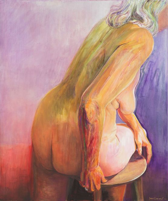 Turning by Joan Semmel contemporary artwork Painting