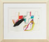 Study for Regent by Julian Dashper contemporary artwork drawing works on paper