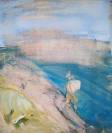 Horse Bambino by Siegfried Anzinger contemporary artwork painting