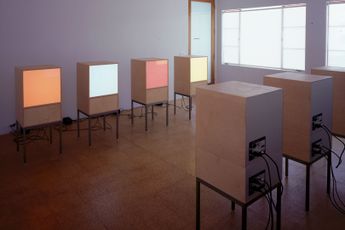 Contemporary art exhibition Angela Bulloch Micro World at 1301PE Los Angeles United States