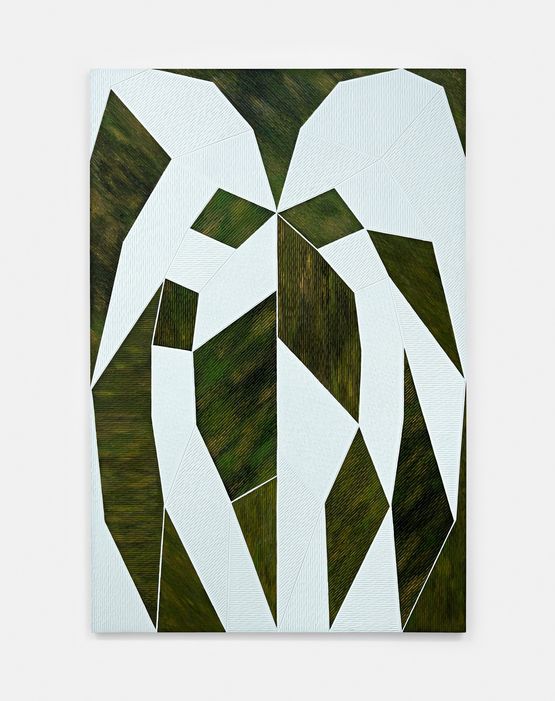 Variacion sobre hoja de anturio 4 by Naufus Ramirez-Figueroa contemporary artwork Painting