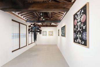 Contemporary art exhibition Haegue Yang Mesmerizing Mesh at Kukje Gallery Seoul South Korea