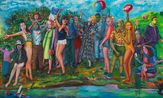 La Paix by Martial Raysse contemporary artwork Painting