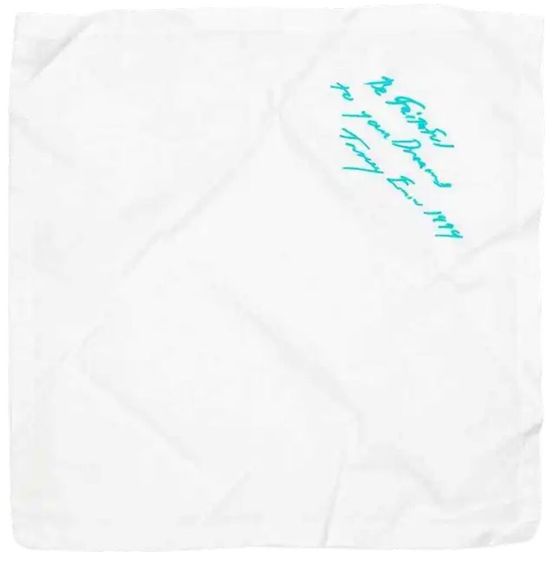 Be Faithful to Your Dreams by Tracey Emin contemporary artwork Textile