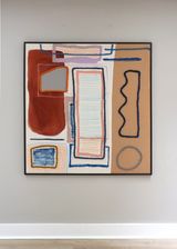 Mask 2 by LRNCE contemporary artwork painting works on paper