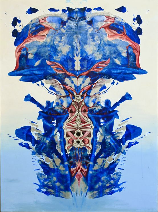 The Cosmic Womb of Purity by Pannaphan Yodmanee contemporary artwork Painting