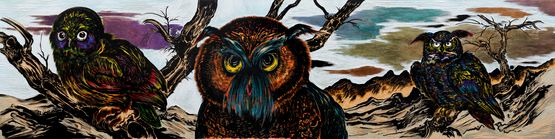 Magic of AtlasScene Design of Luocha - Magicians Prediction by Sun Xun contemporary artwork Print