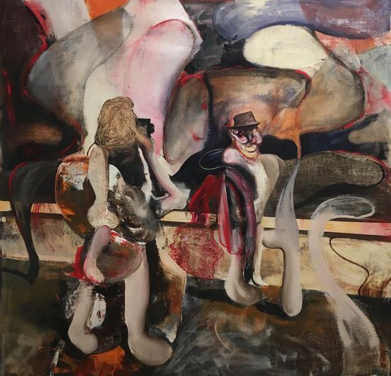 The Uncle 4 by Adrian Ghenie contemporary artwork Painting