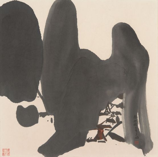 Dwelling by Lui Shou-Kwan contemporary artwork Painting
