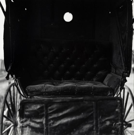 Untitled Inside of an Old Carriage by Robert Rauschenberg contemporary artwork Photography