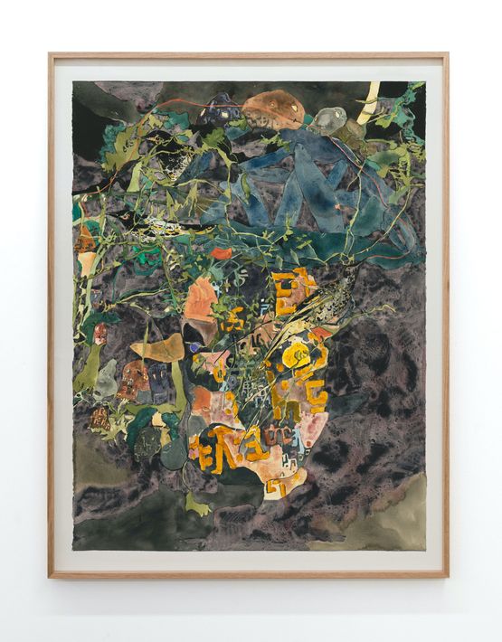 We Sung Ourselves Back Again by Adam Lee contemporary artwork Painting