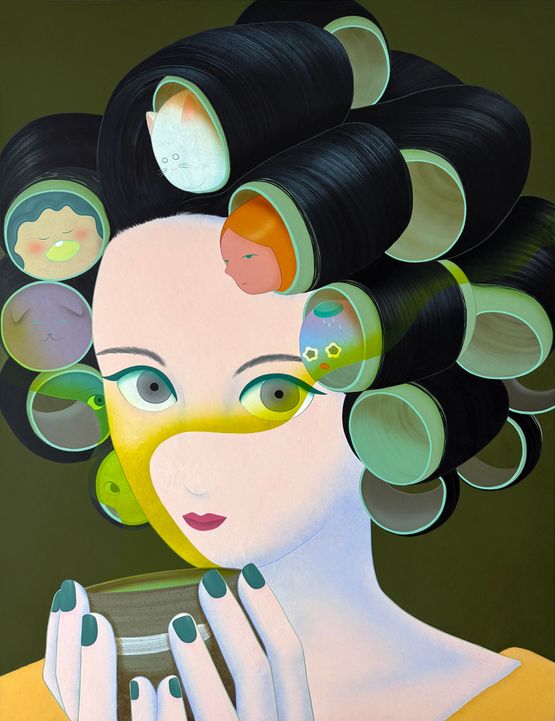 Overthinker by Jang Koal contemporary artwork Painting