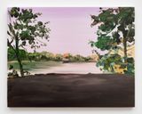 Study for Hollow Pond Autumn Morning 2 by Hannah Brown contemporary artwork painting